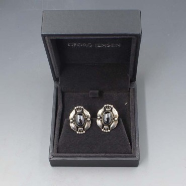 Georg Jensen Heritage Ear Clips Year 2000